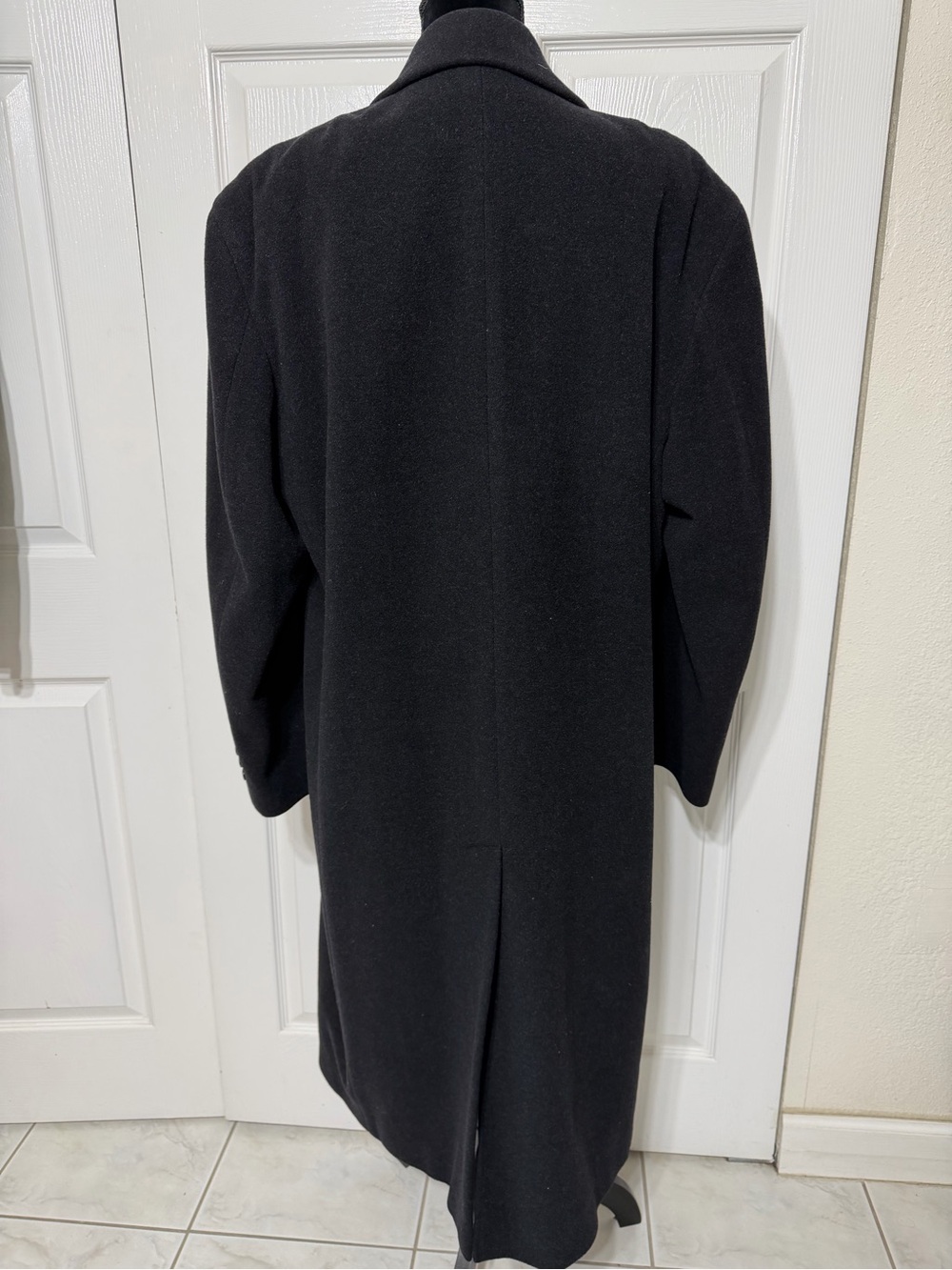 Vintage Tallia Uomo tailored overcoat men’s wool and cashmere blend size XL - Picture 2 of 13